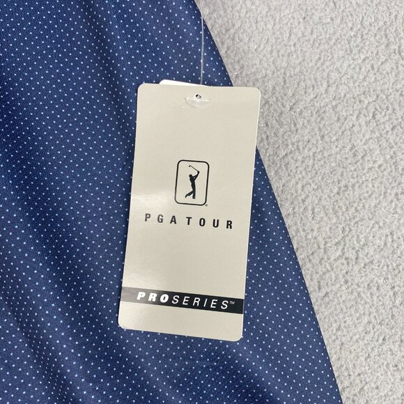 PGA TOUR Polo Shirt Men’s Size M Blue,Golf,UPF 50,Lightweigt,Athletic - Picture 12 of 13